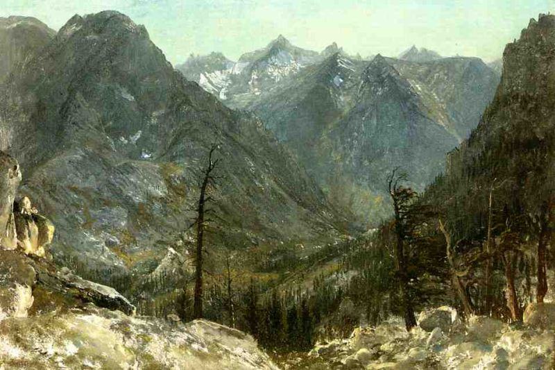 Albert Bierstadt The Sierra Nevadas